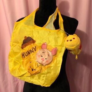 Disney Winnie the Pooh and Piglet Tsum Tsum Reusable Shopping Bag